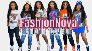 Fashion Nova Haul | Graphic Tee Haul 2022