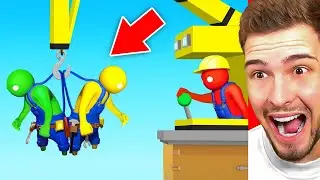 ICH WERFE MEINE FREUNDE VOM DACH?! (Gang Beasts)