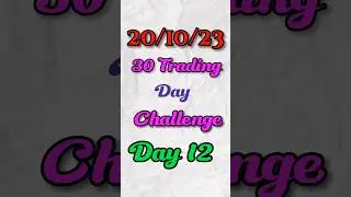 Day 12/30 trading day Challenge Use 20k Capital #30daychallenge #trading #day12 #shorts