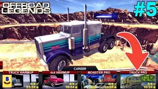 TRUCK PRO Career Map Complete ✅✅| Offroad Legends Gameplay #5