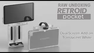 Retroid Pocket Dual Screen Add-on Raw Unboxing