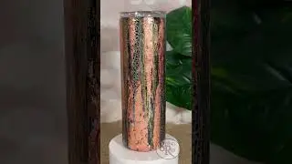 Copper Brush Stoke 20 oz tumbler