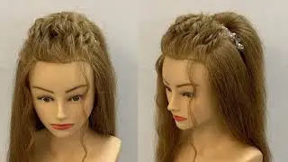 करवाचौथ के लिए सुंदर हेयर स्टाइल | Easy layers Trick | Beautiful Hairstyle Layers | peinado