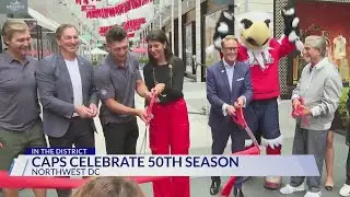 CityCenterDC celebrates Washington Capitals' 50th anniversary with Palmer Alley takeover