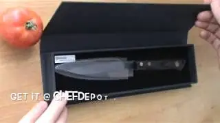 black chefs knife