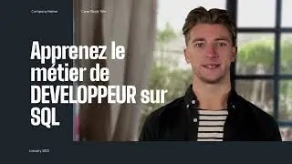 Apprenez le métier de DEVELOPPEUR sur SQL | ELOA FORMATION