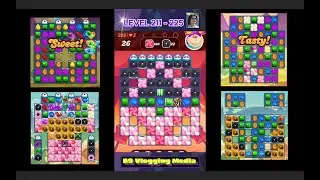 B9 VLOGGING MEDIA IS LIVE:  CANDY CRUSH SAGA LEVEL 211 - 225. #WH-UPDATE 01/14/2026. 4K