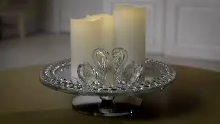 JM by Julien Macdonald Crystal Swans Mirror Stand
