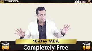 FREE 10 days MBA program by Asia no.1 business coach by Dr. Vivek Bindra sir , link in description,