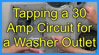 Tapping a 30 Amp Circuit for a Washer Outlet