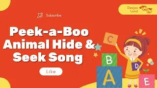 Peek-a-Boo Animal Hide and Seek Song for Toddlers Part 1 | Fun Learning with Animals and Songs!