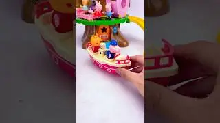 Satisfying With Review Peppa Pig Boat Adventure Set #asmr #shorts #peppapig