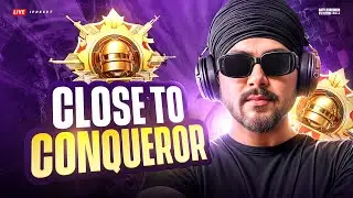 🔴STREAMING TILL I REACH CONQUEROR  , CONQUEROR RANK PUSH DAY - 8