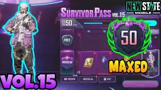 PREMIUM PASS VOL.15 (MAXED) PUBG New State