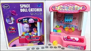 Space Doll Catcher Game PlaySet Toy Unboxing with Satisfying ASMR No Talking | Review Toys