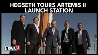 Trump's Defense Secretary Pete Hegseth Tours Blue Origin Florida Facility | Artemis II Launch Update