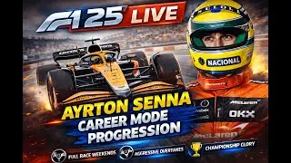 🔴F1 25 &mdash; Ayrton Senna Career Mode Progression Day 7 #f1simracing #formulaone