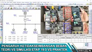 Analisa Ketidakseimbangan Beban || Teori Vs Simulasi Vs Praktek || ETAP 19.0 || Belajar ETAP ||