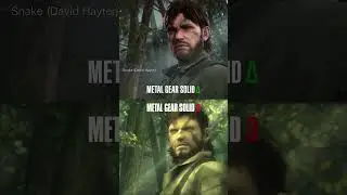 Snake Intro Original vs Remake Comparison - Metal Gear Solid Delta vs Metal Gear Solid 3