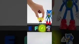 Satisfying Experience with Sonic the Hedgehog and Spongebob Collection #short #toy #funny