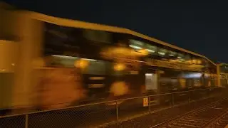 (Flying!) (Equipment Move) (2 Mid Old Cabs 227 & 220) GO E-1733- 641 With 329 Flies Through Clarkson