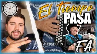 El Tiempo Pasa - Ramon Ayala en Acordeón de FA // Tutorial Completo // Full HD