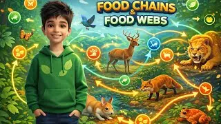 The Circle of Life 🌿 Food Chains and Food Webs Made Simple | Fact Factory | Episode 1