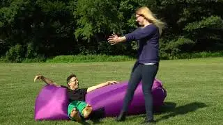 www.iiiShopping.com - Outdoor Air Sofa Fast Inflatable Laybag Hangout Lounger Beach Air Bed...