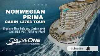Norwegian Prima 12704 Forward Facing Suite with Master Bedroom & Large Balcony Tour Category SK