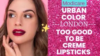 Modicare Urban Color too good to be creme lipsticks swatches, Review & demo #makeup #lipstick #viral