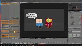 Character animation video Using Blender