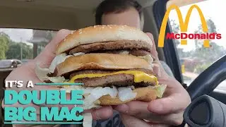 MCDONALDS Double Big Mac- Food Review #