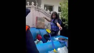 Khalsa Aid India providing drinking water & other relief material to flood affected people in Punjab