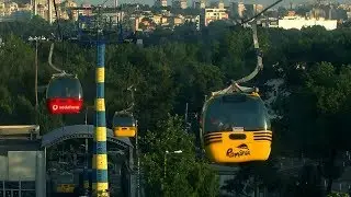 Telegondola din stațiunea Mamaia (Constanța)