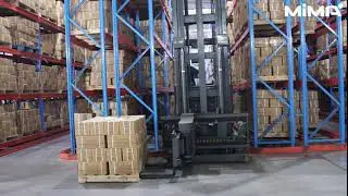 MiMA 3 way forklift operation demo
