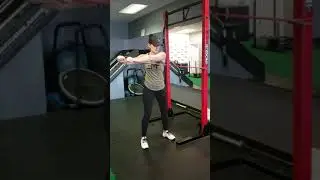 Band Oblique Pull Straight Arm