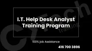 I.T. help Desk Analyst Training Program - 100% Job Assistance