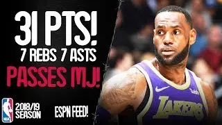 LeBron James 31 Points, 7 Assists vs Denver Nuggets - Full Highlights 06/03/2019