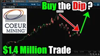 Сделка на 1,4 миллиона долларов по акциям Coeur Mining (CDE): покупать на падении?
