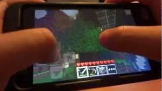 Minecraft PE game play by a 5-year-old kid