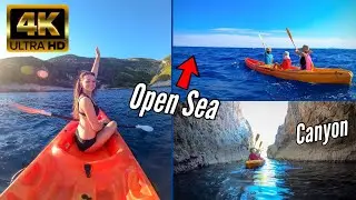 Bacva beach |  KORCULA Croatia  | Kayaking  | 4K video