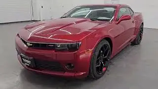 2014 Chevrolet Camaro LT Red Rock Metallic Used. walk around for sale in Fond Du Lac, Wisconsin,