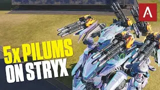 War Robots - How Strong Is The Stryx With 5x Pilums?