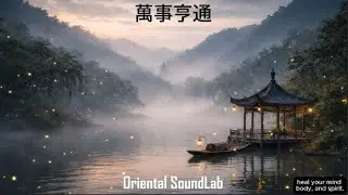 Bamboo Flute & Cold Wind in Misty Forest | Deep Zen White Noise for Sleep & Focus