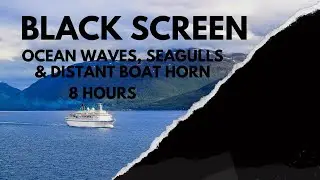 Sleep in 5 Mins / Insomnia / Virtual Cruise / Ocean Waves / Seagulls / Black Screen / 8 Hours