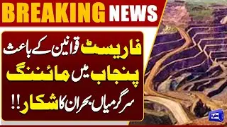 Mining Activities in Punjab Hit by Forest Laws | Industry Faces Serious Crisis | Dunya News