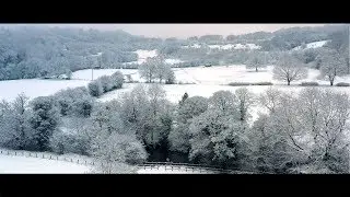 SNOW UK Drone Footage DJI MAVIC 2 PRO Relaxing Music Winter Scene