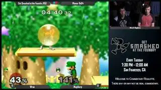 Get Smashed at the Foundry #50 - Winner Ro64: Wrax (Luigi) vs Magikarp (C. Falcon)