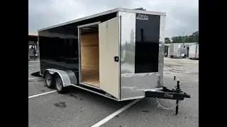 ROCK SOLID CARGO - 7X16 TANDEM ENCLOSED TRAILER / KLEIN QUALITY TRAILERS OF NORTHPORT AND SEMMES, AL