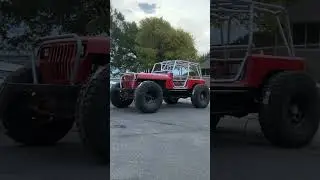 The 4 link YJ is finally a Rolling Chassis! Check out the new video! #offroad #1ton #40&rsquo;s #4link
